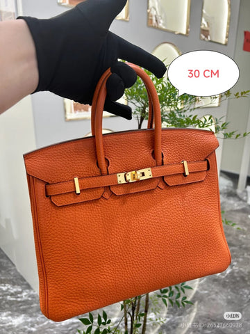 Hermès Bag Birkin Handbag Orange