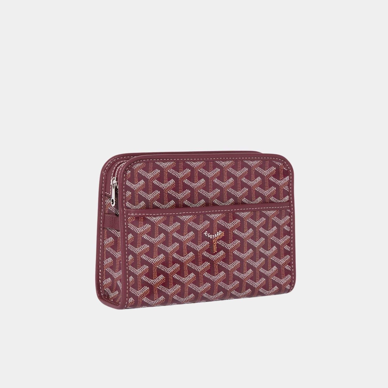 Goyard Bag Jouvence Toiletry Bag Burgundy