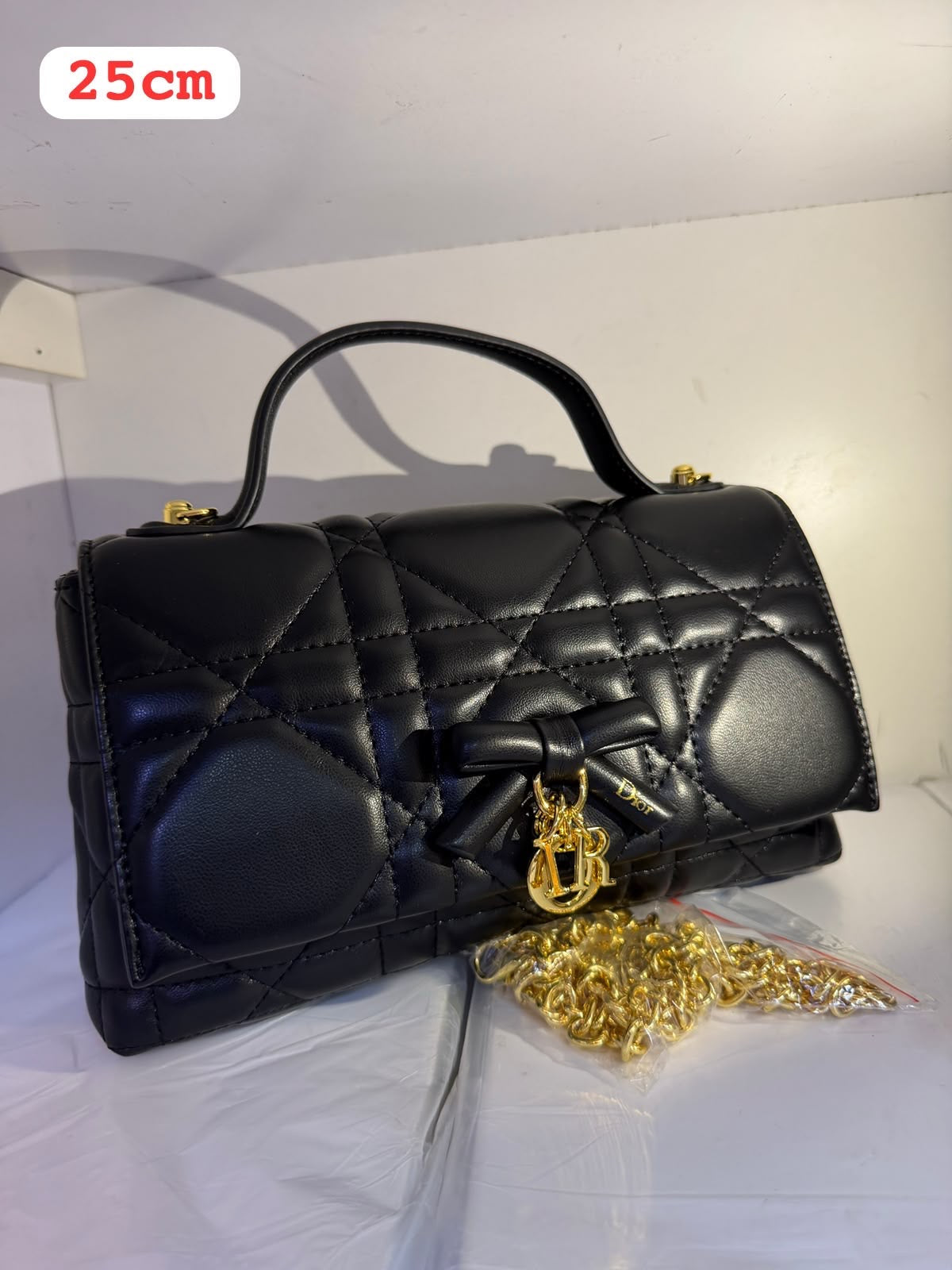 Dior Bag Top Handle Mini Black