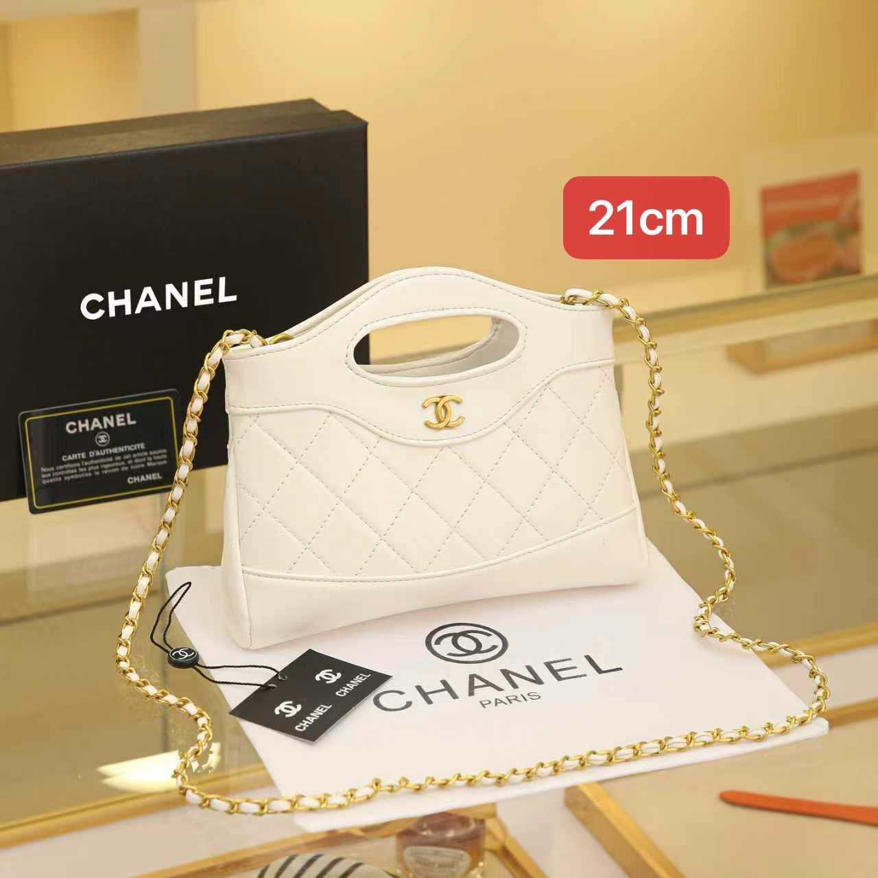 Chanel Bag 31 Nano Shopping White