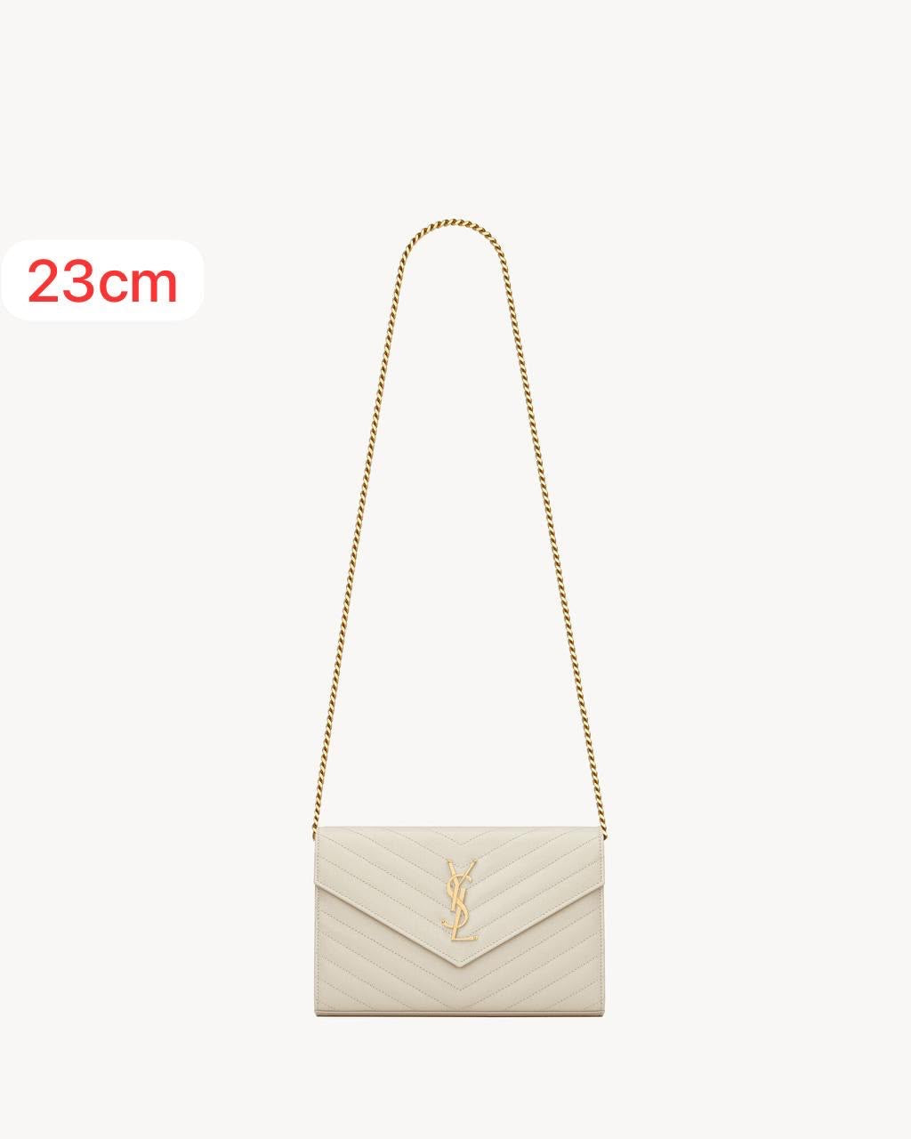 Saint Laurent Bag Cassandre Envelope Chain Wallet