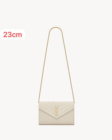 Saint Laurent Bag Cassandre Envelope Chain Wallet