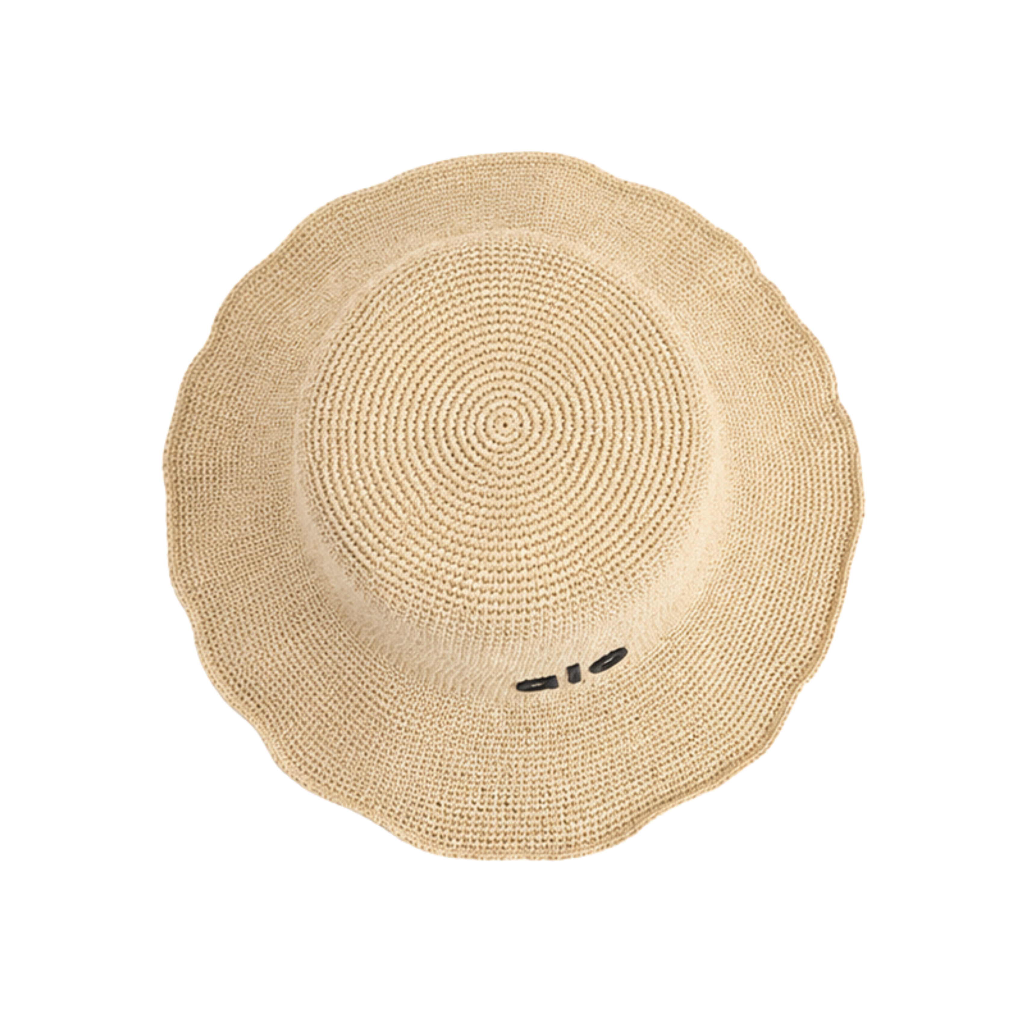 Alo Yoga Woven Raffia Bucket Cap Natural Beige
