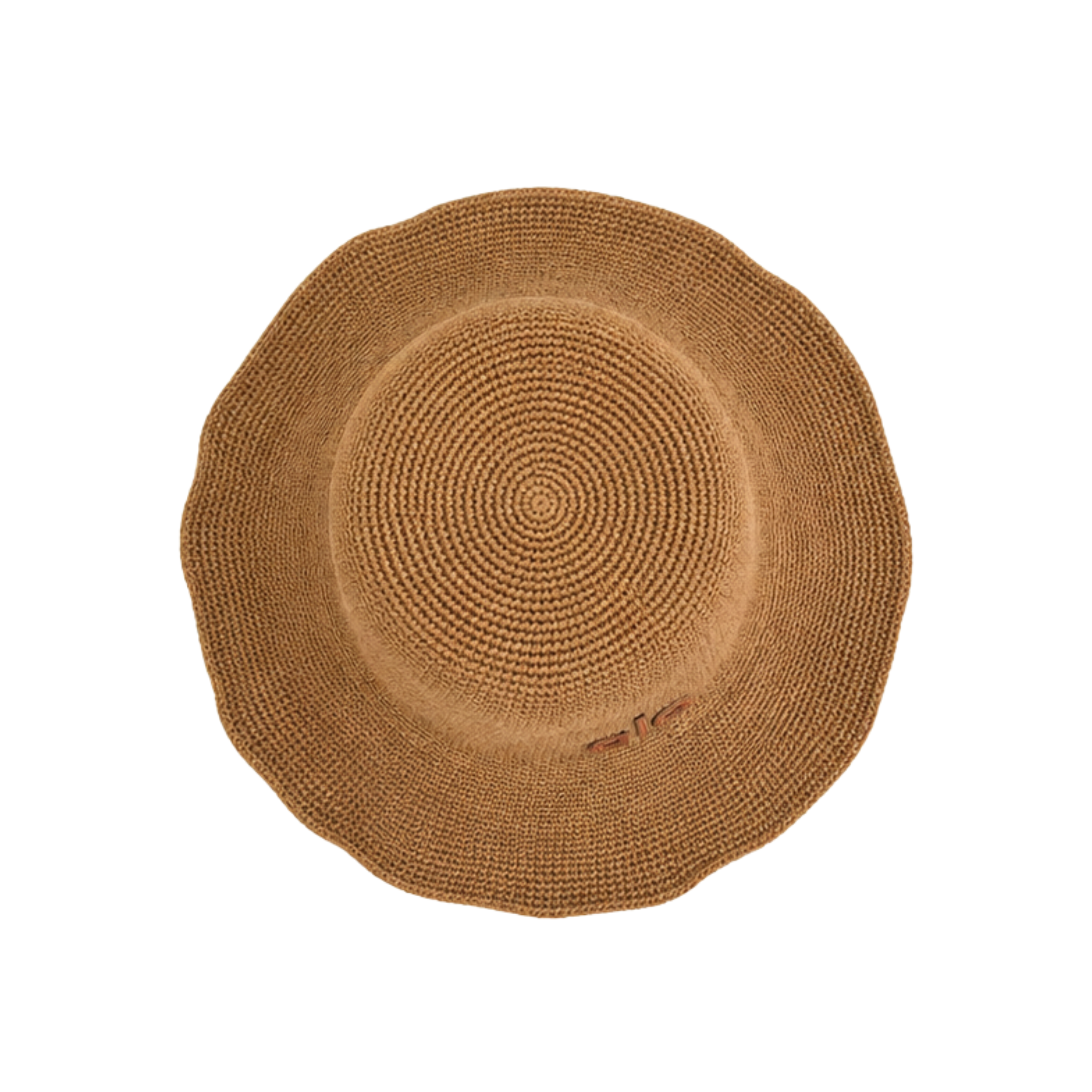 Alo Yoga Woven Straw Bucket Cap Tan