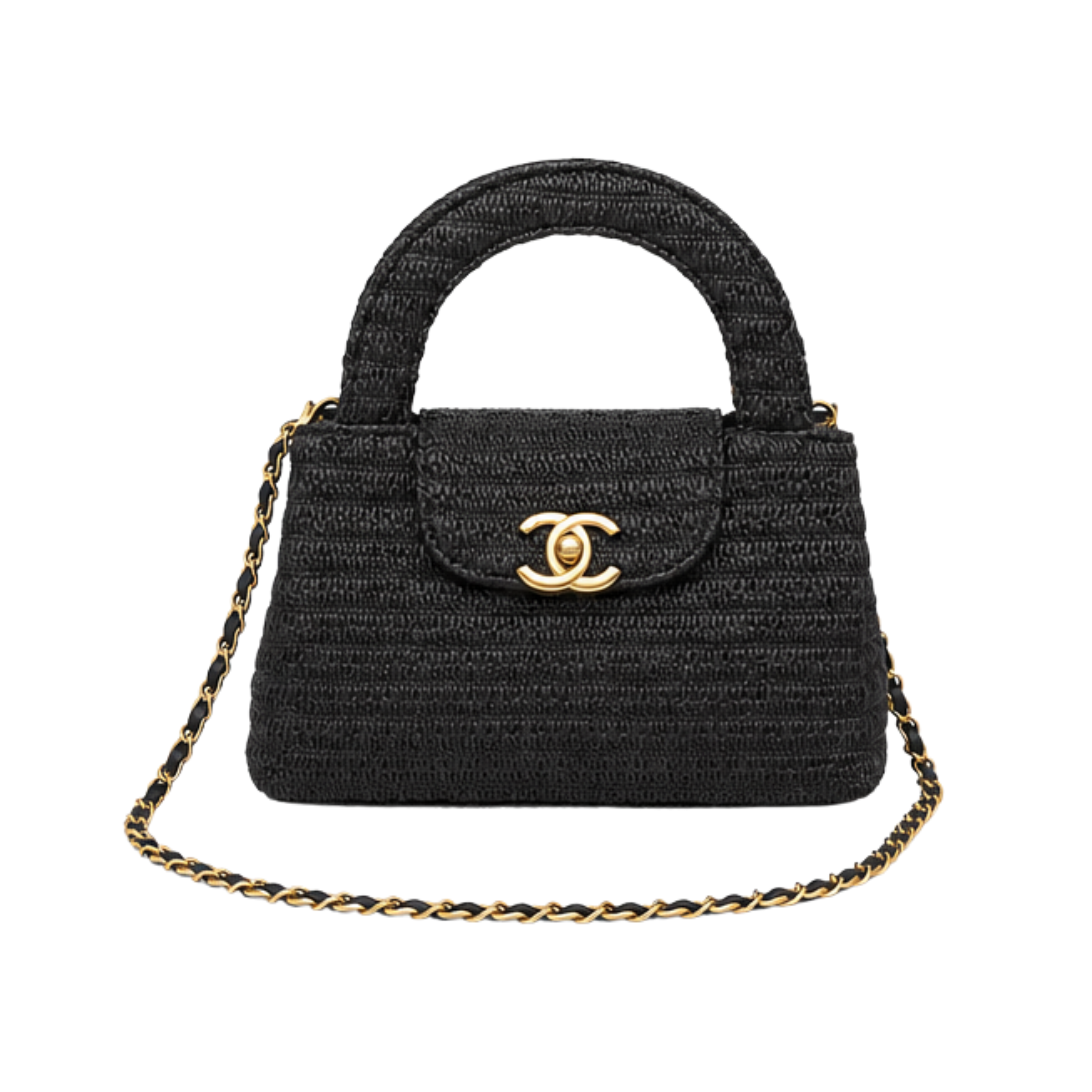 Chanel Nano Kelly Flap Bag Black