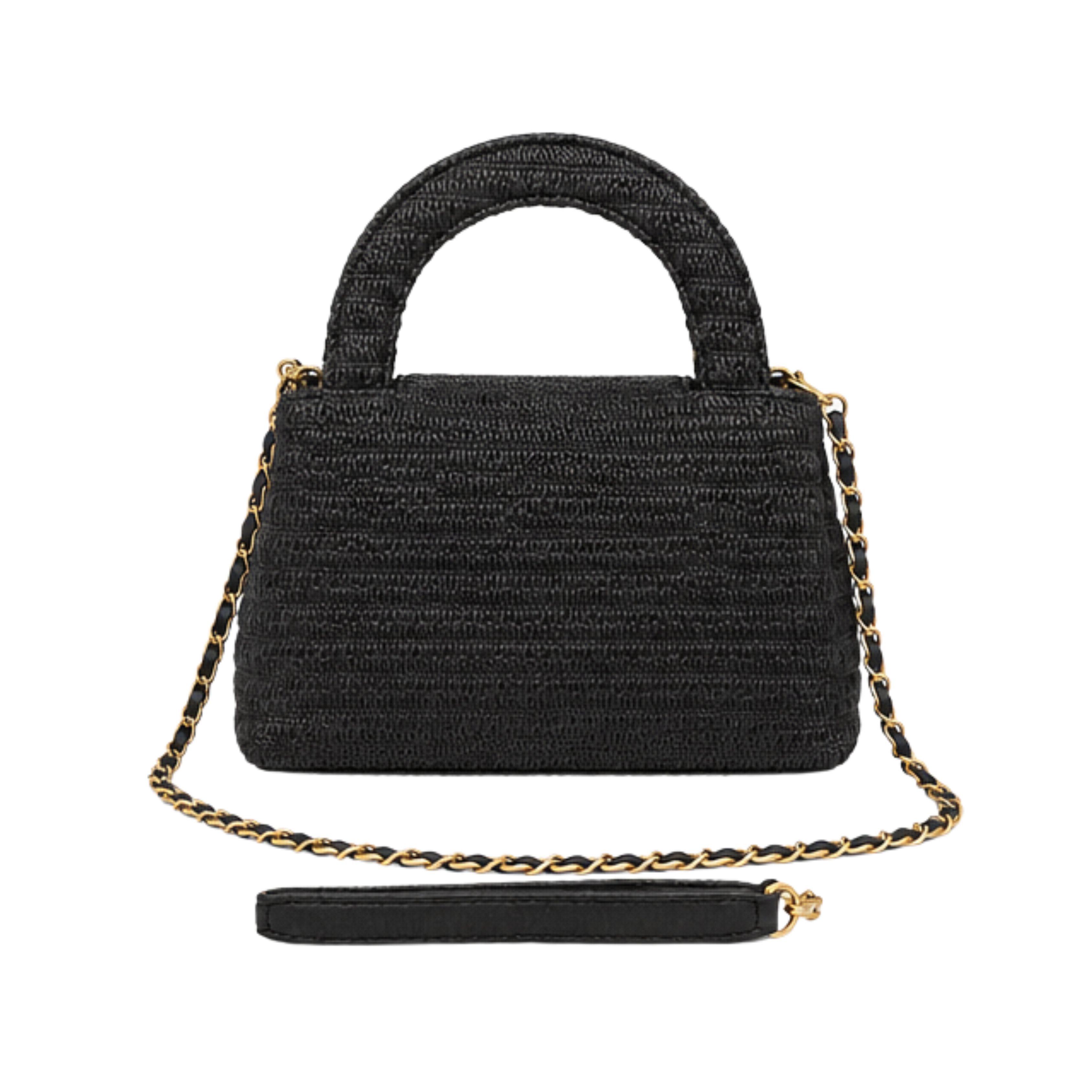 Chanel Nano Kelly Flap Bag Black