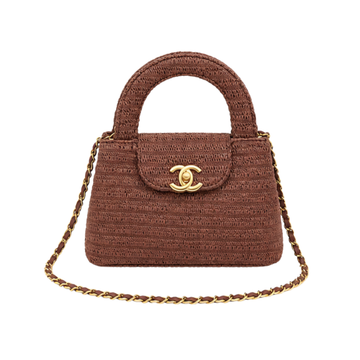 Chanel Nano Kelly Flap Bag Burgundy