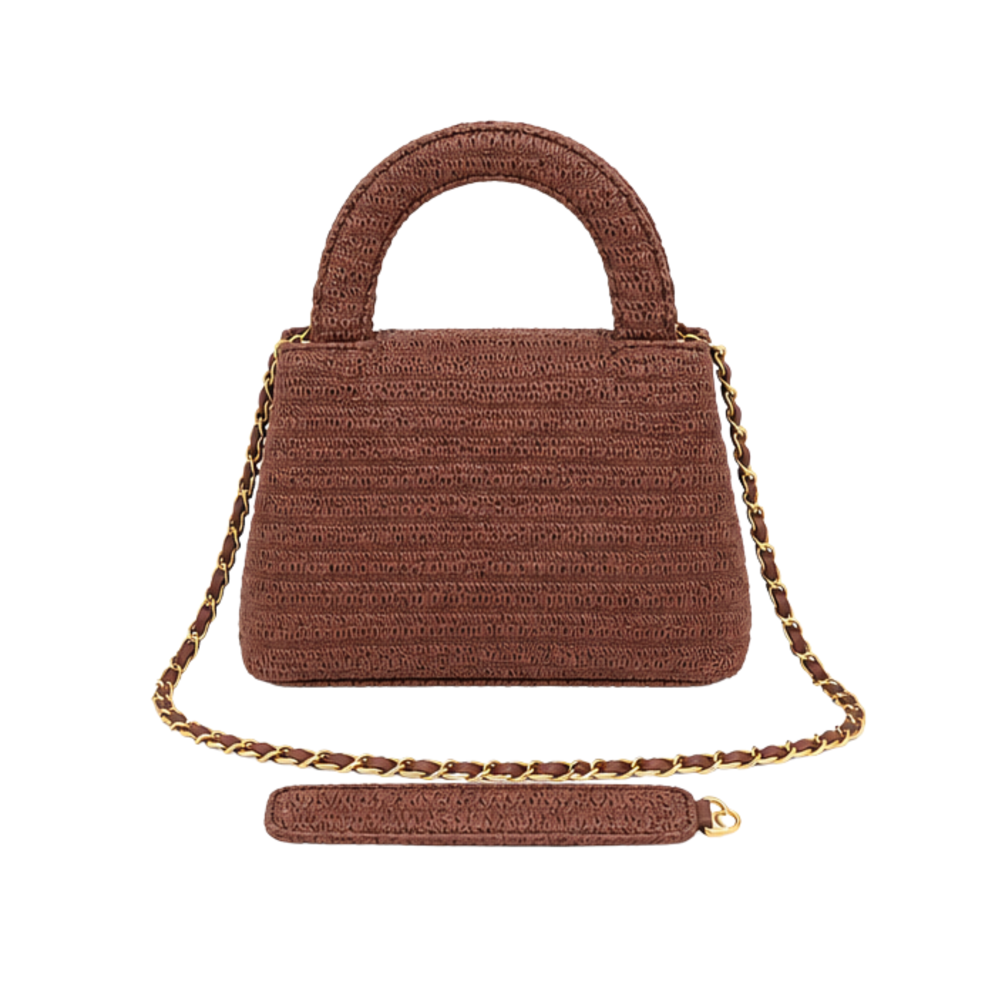 Chanel Nano Kelly Flap Bag Burgundy