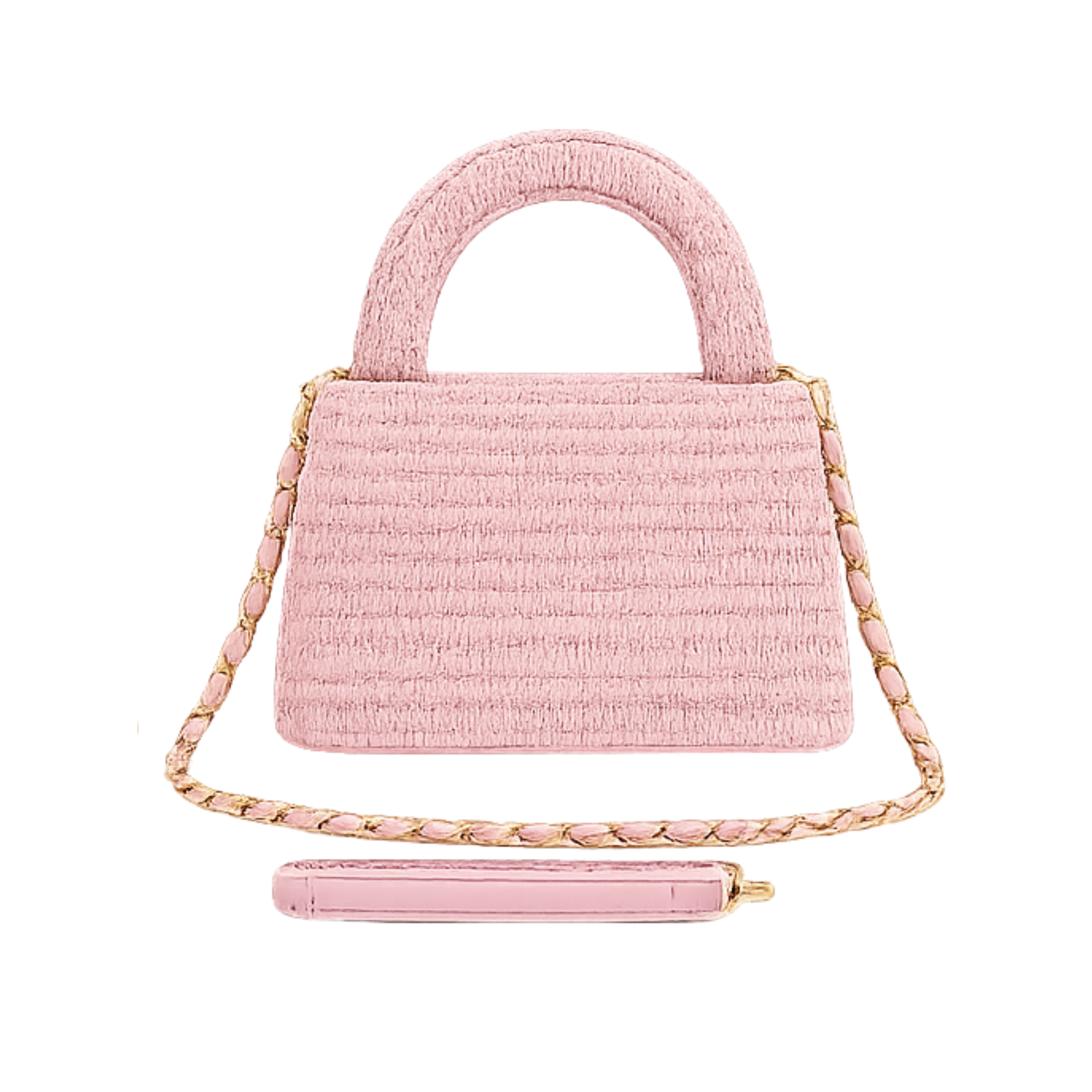 Chanel Nano Kelly Flap Bag Light Pink