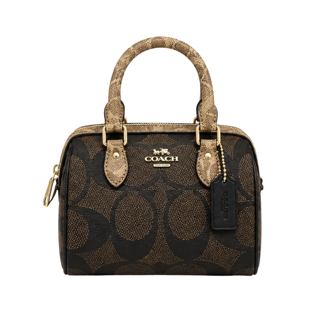 Coach Mini Rowan Walnut Tan Bag