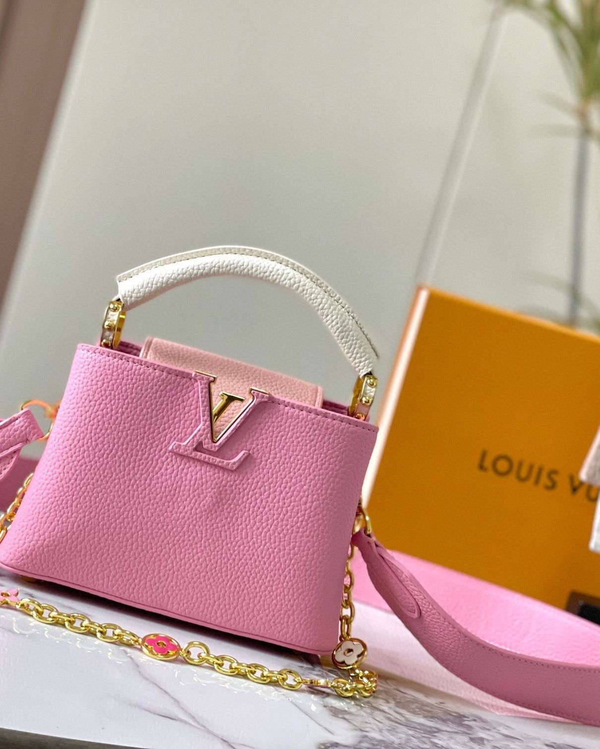 Luxe Mini Top Handle Crossbody Bag