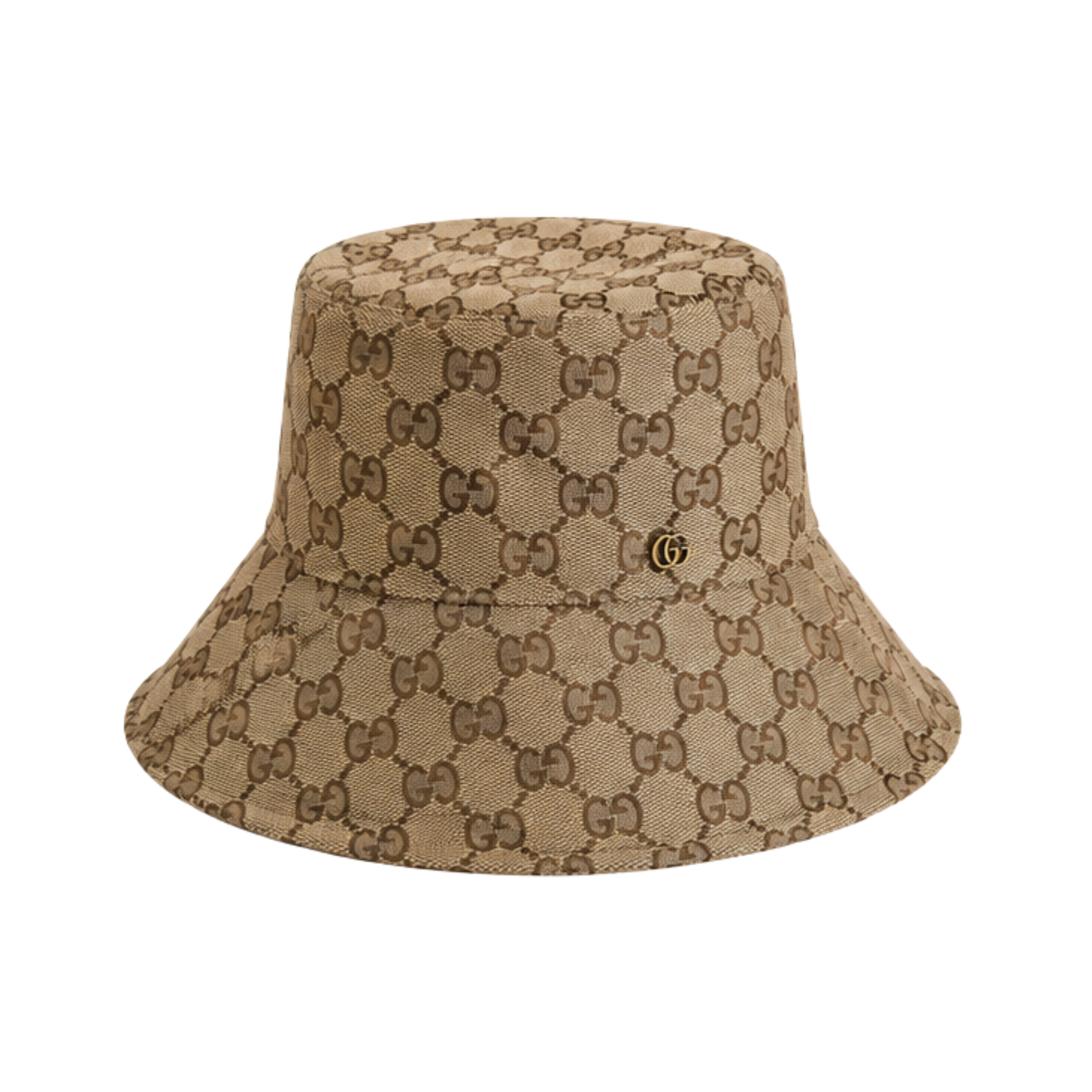 Gucci GG Canvas Bucket Cap Beige Brown