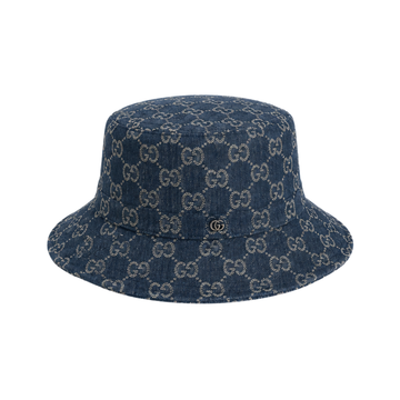 Gucci GG Canvas Bucket Cap Navy Blue