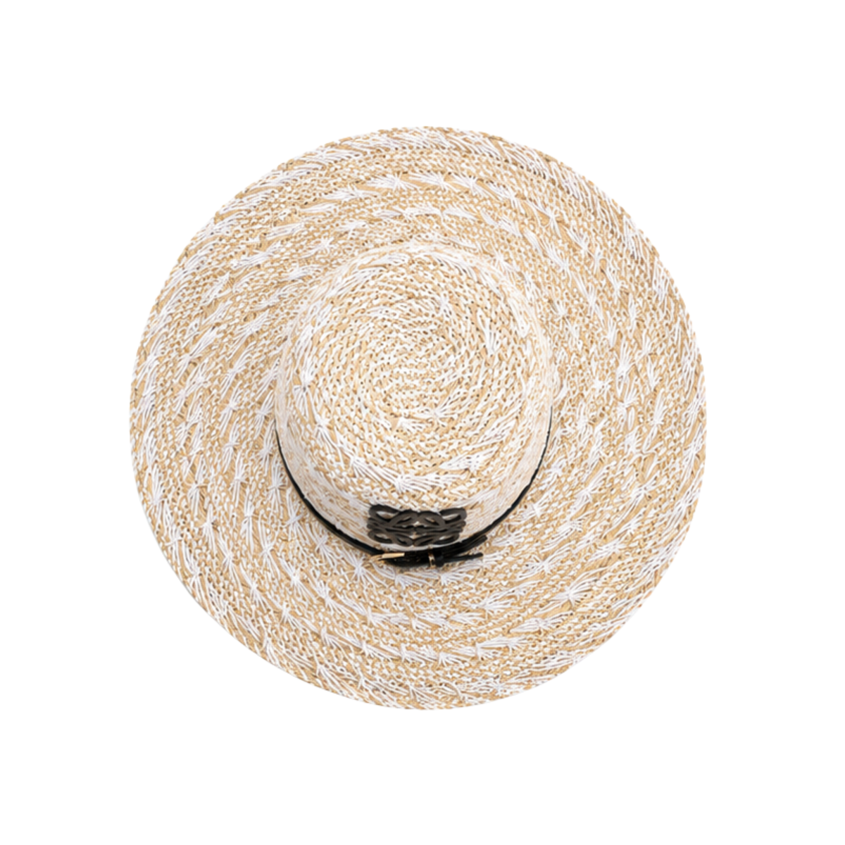 Loewe Anagram Raffia Sun Cap Beige