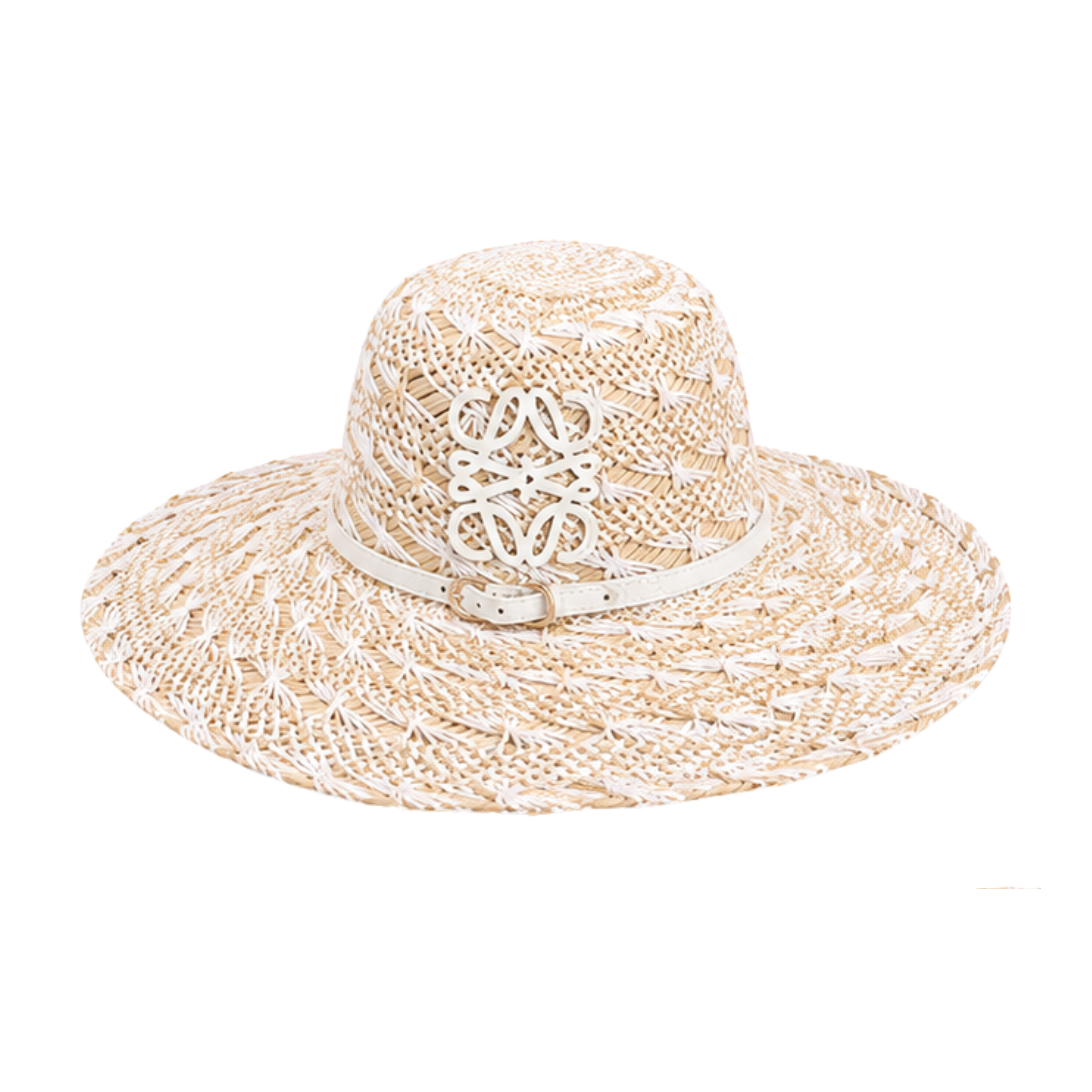 Loewe Paula's Ibiza Anagram Raffia Sun Cap Beige