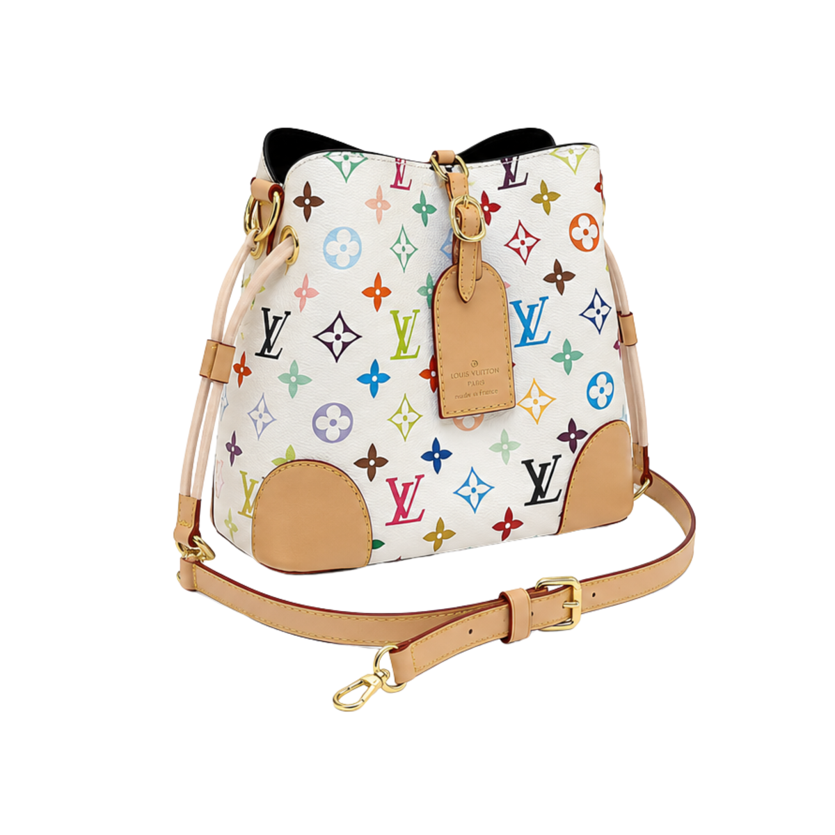 Louis Vuitton Monogram Multicolore White Bag
