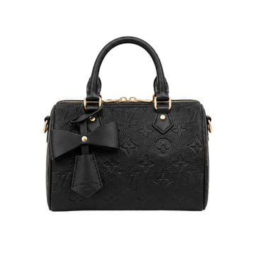 Louis Vuitton Nano Speedy Black Bag