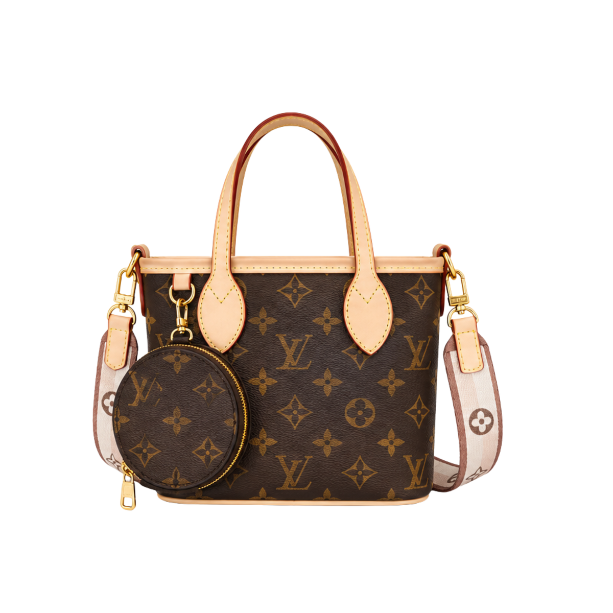 Louis Vuitton Neverfull BB Brown Bag