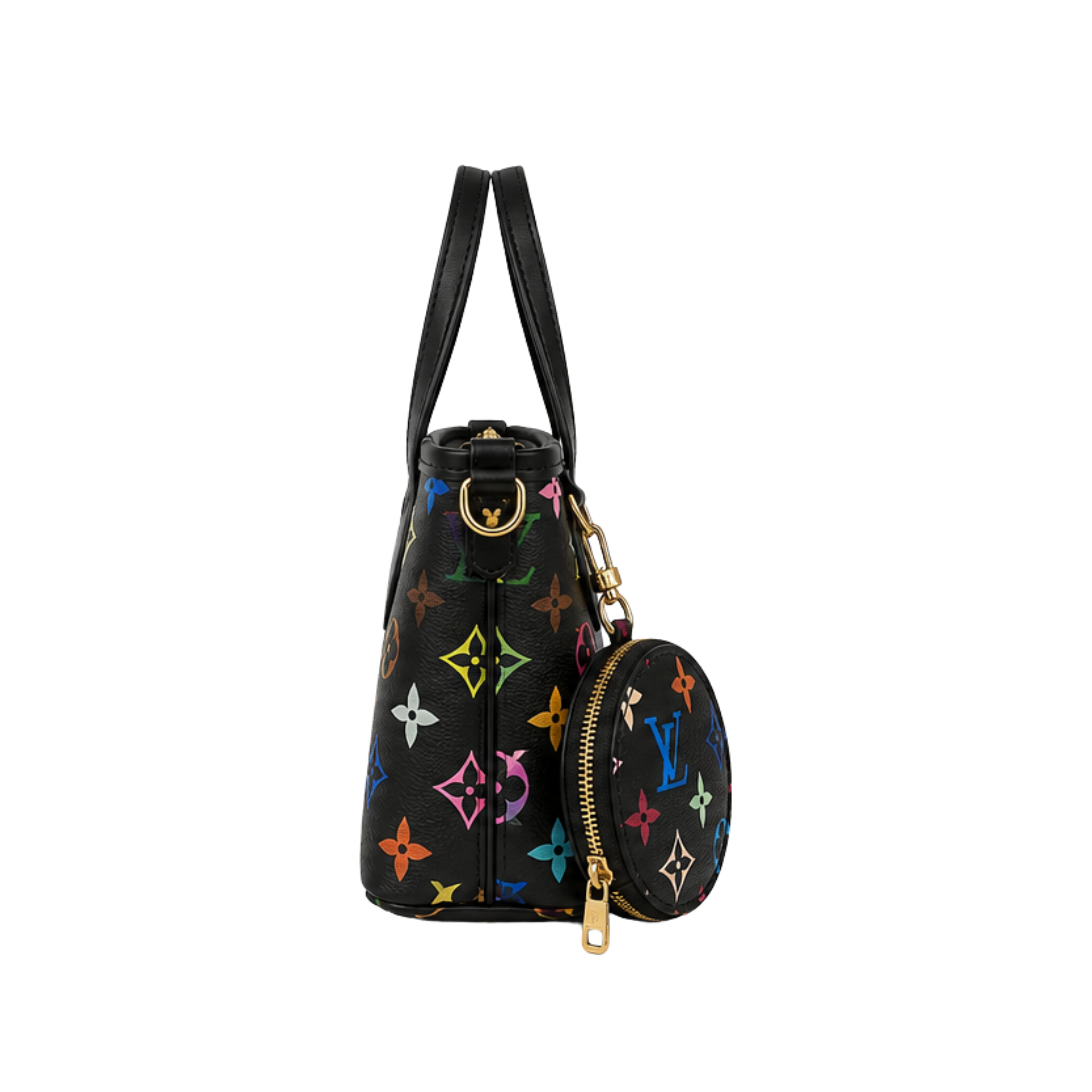 Louis Vuitton X Murakami OnTheGo EW Black Bag