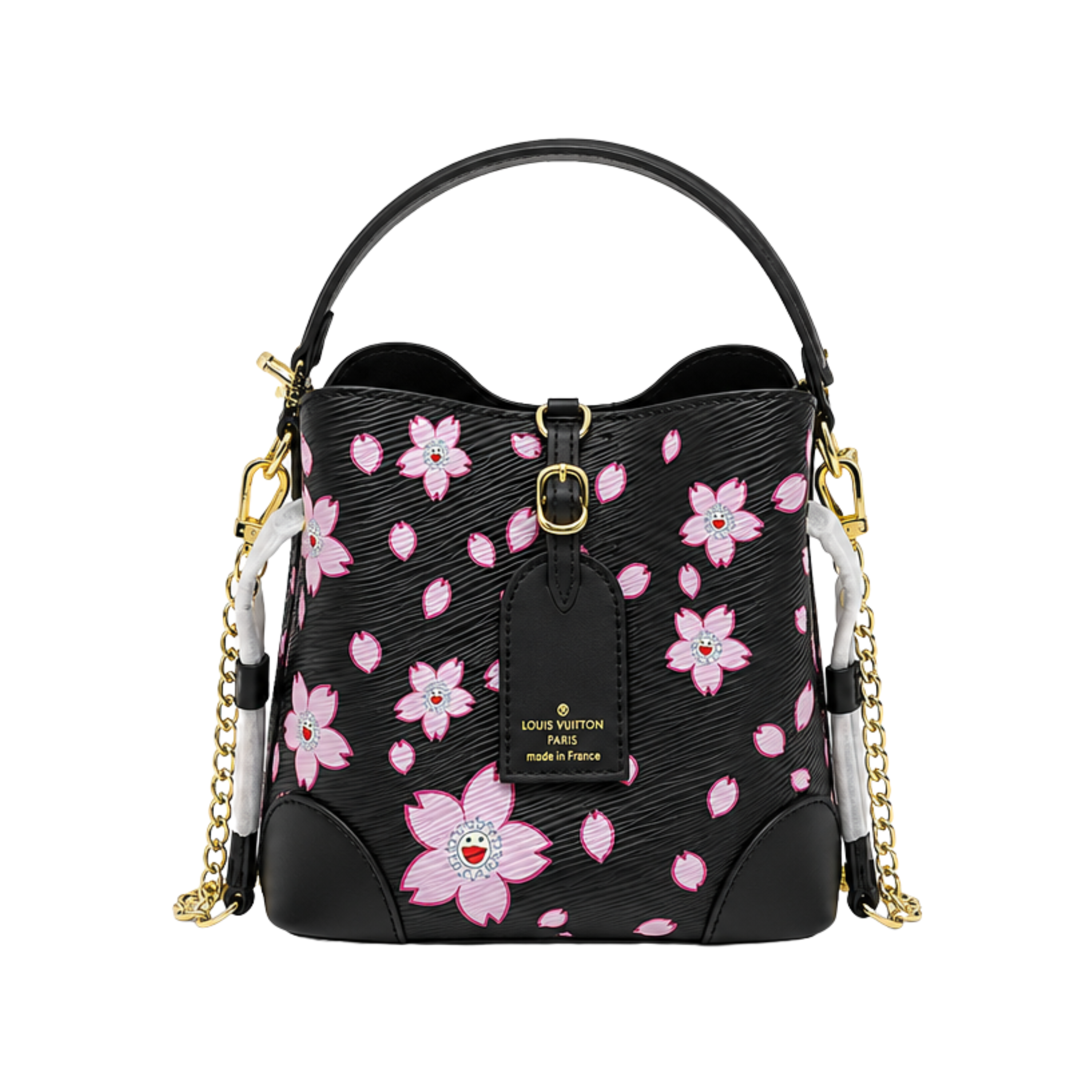 Louis Vuitton Sakura Hobo Bag Black