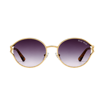 Miu Miu Sunglasses MU 52YS Oval Purple
