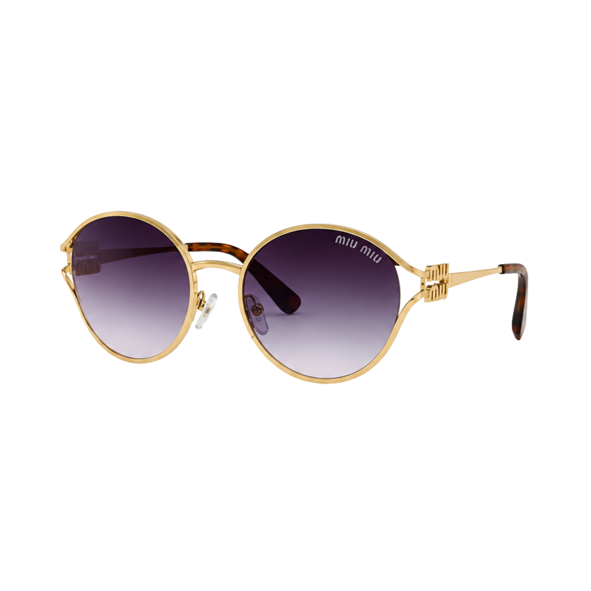 Miu Miu Sunglasses MU 52YS Oval Purple