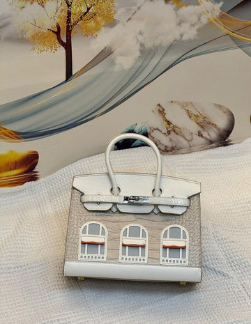 Hermès Birkin 20 Faubourg Sellier White Bag