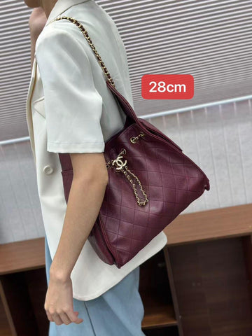Chanel Bag 25 Small Hobo Red
