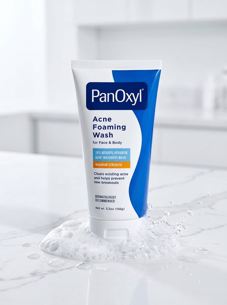 PanOxyl Acne Foaming Wash | Acne & Breakout Cleanser