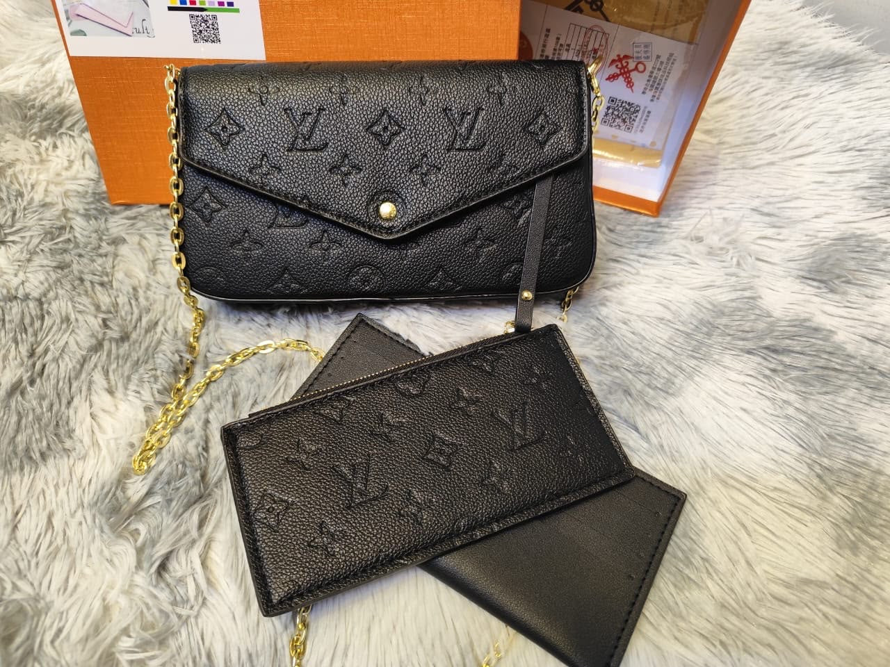 Louis Vuitton Bag Félicie Pochette Black