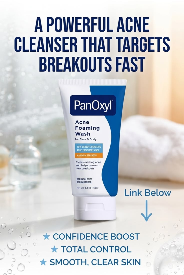PanOxyl Acne Foaming Wash | Acne & Breakout Cleanser