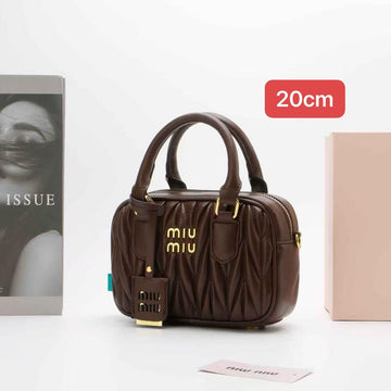 Miu Miu Arcadie Matelassé Leather Bag