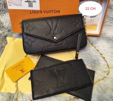 Louis Vuitton Bag Pochette Felicie Wild At Heart Black