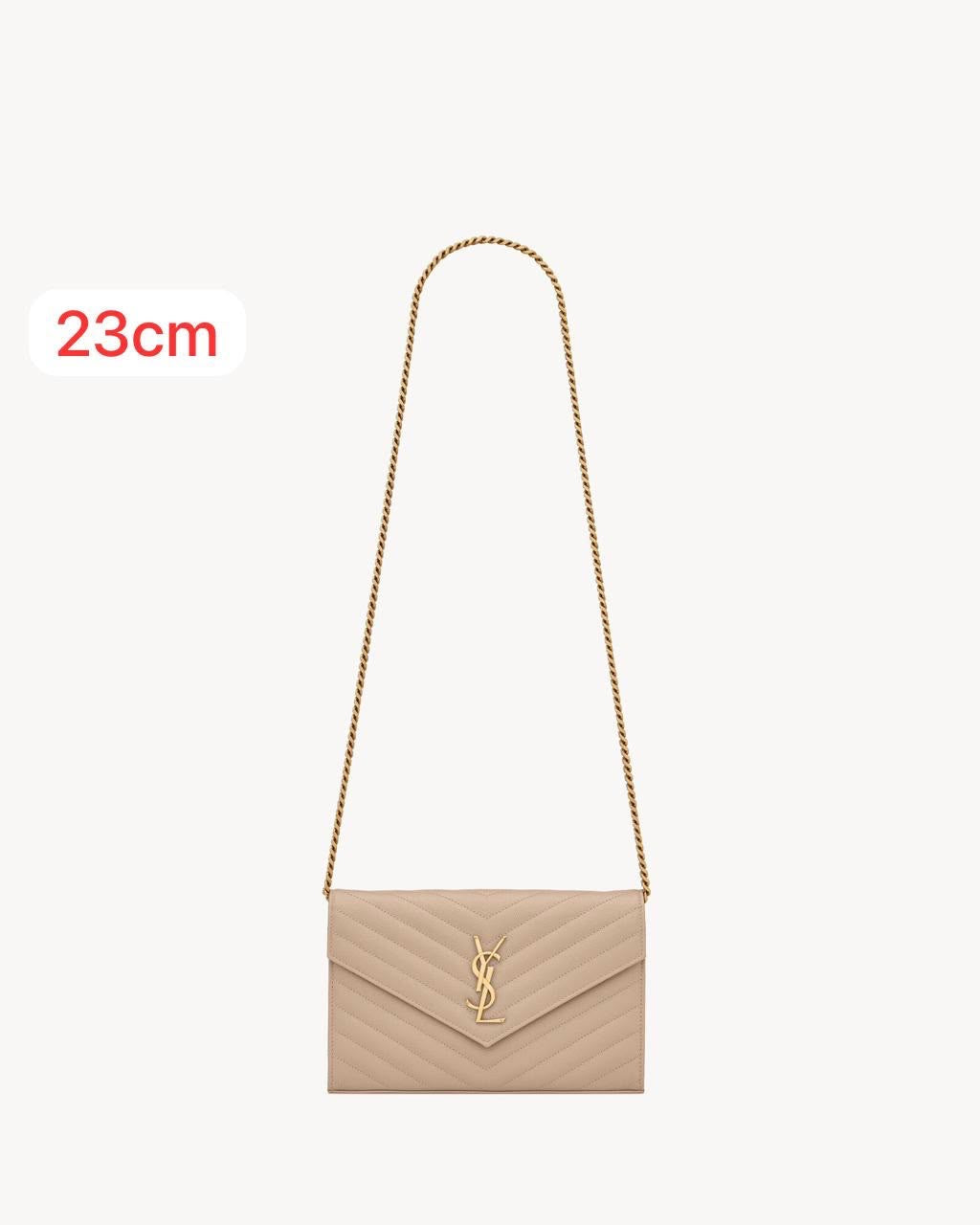 Saint Laurent Bag Cassandre Chain Wallet