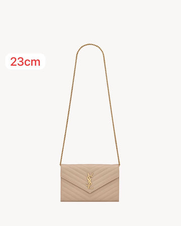 Saint Laurent Bag Cassandre Chain Wallet