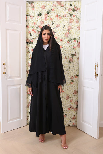 Lace abaya