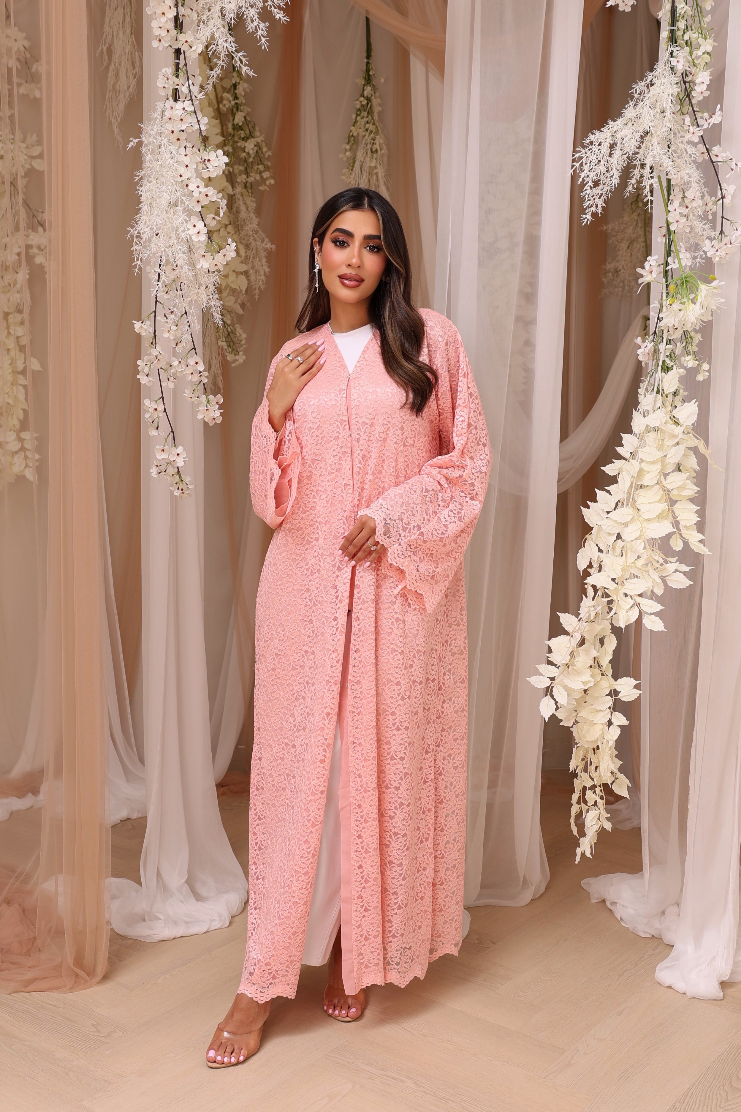 Lace abaya