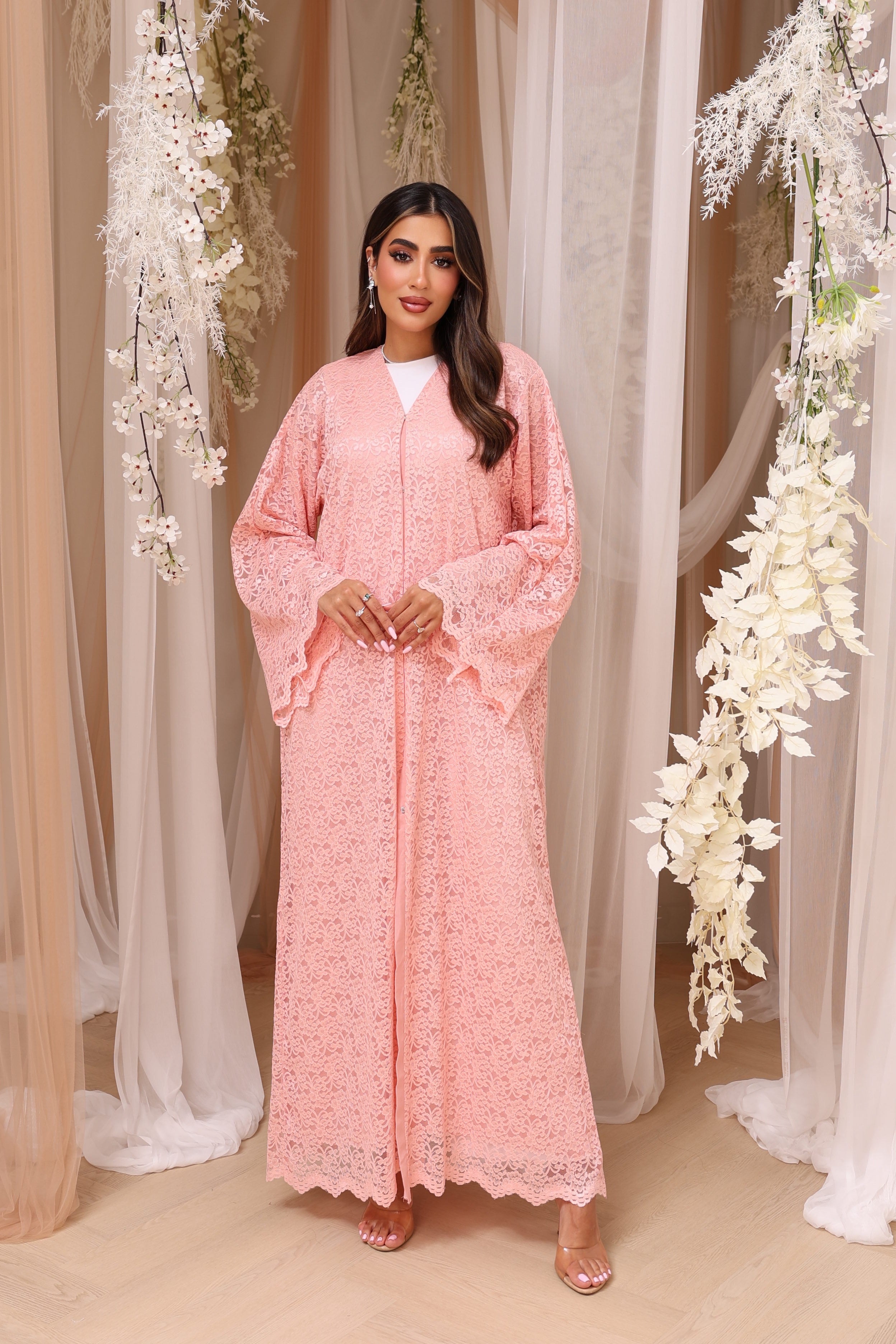 Lace abaya
