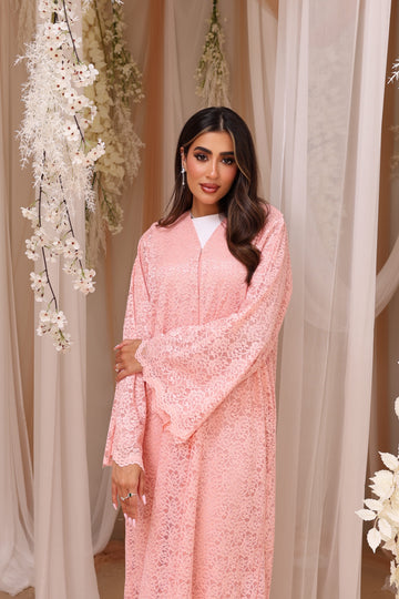 Lace abaya